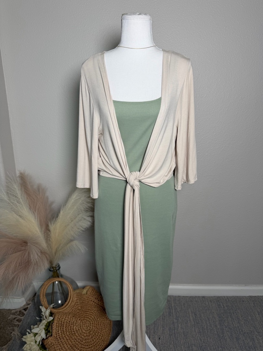 Zenana - Cream Multi Wrap crop Top - Picture 12 of 12